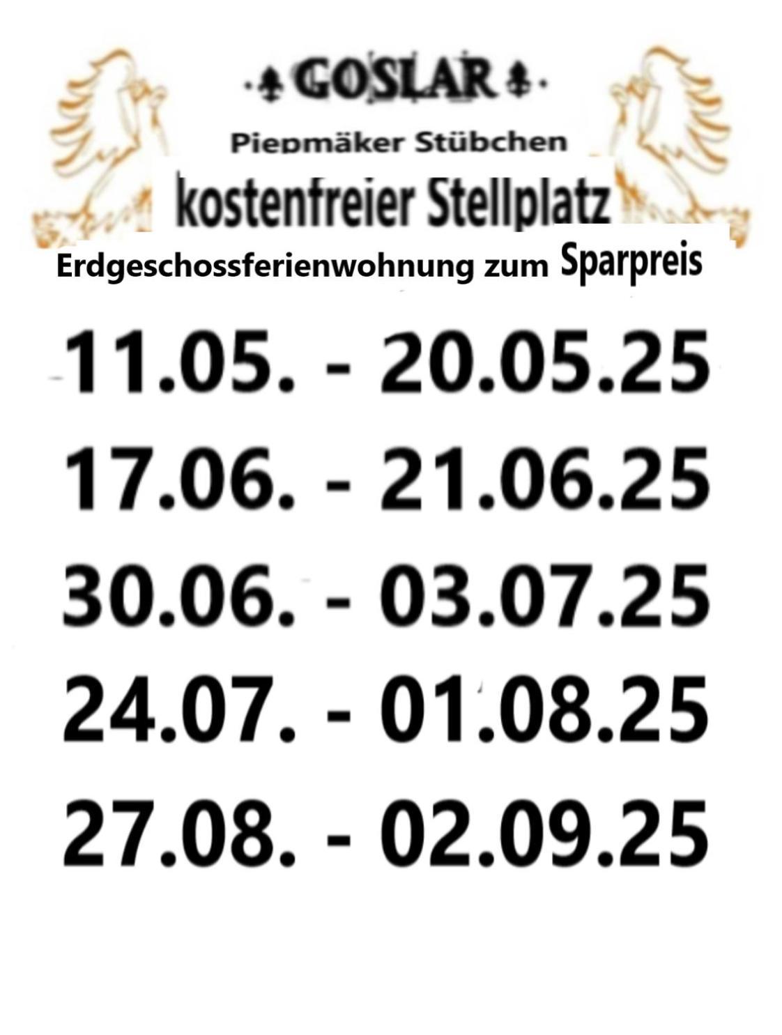 Appartement Piepmaeker Stuebchen à Goslar Extérieur photo