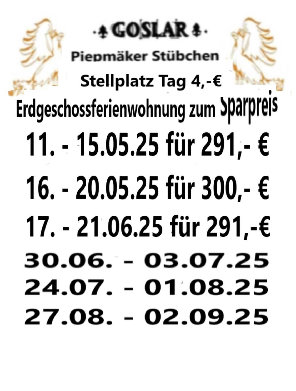 Appartement Piepmaeker Stuebchen à Goslar Extérieur photo