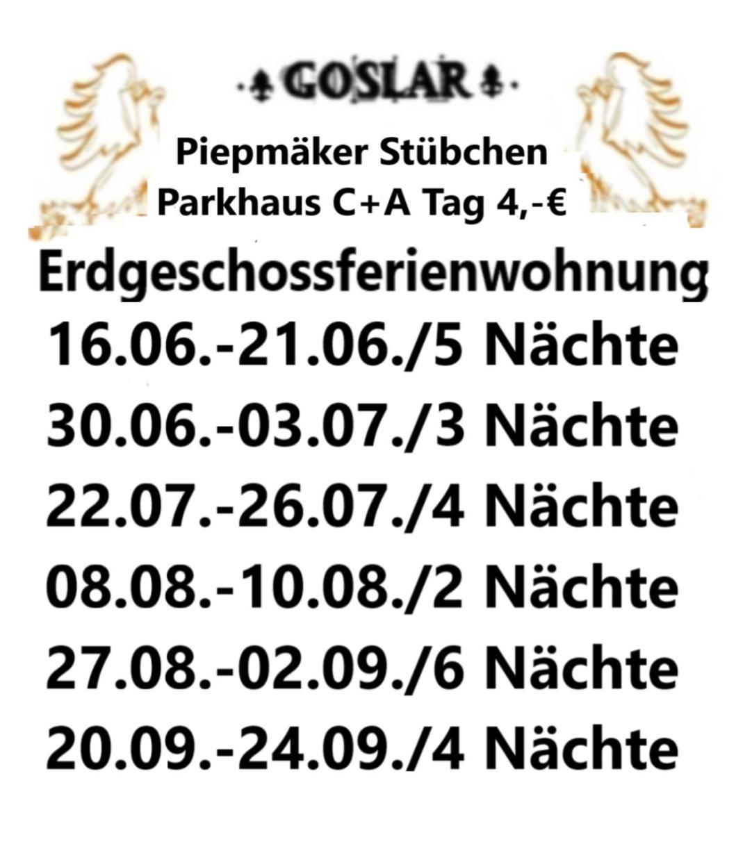 Appartement Piepmaeker Stuebchen à Goslar Extérieur photo
